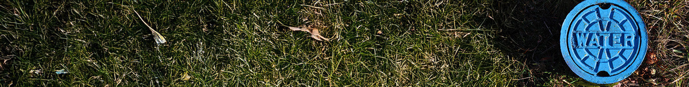 Water Valve Box Cover in Grass