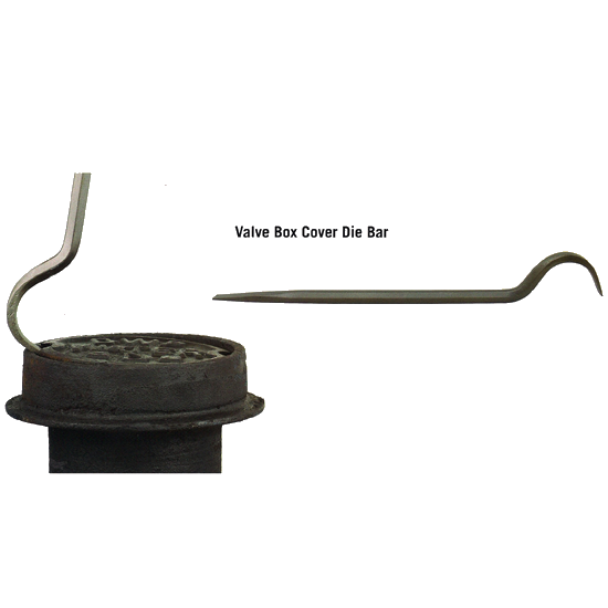 Valve Box Cover Die Bar w/Text