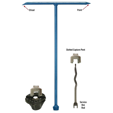 Point x Chisel Combo Key with Slotted Pent with/Text