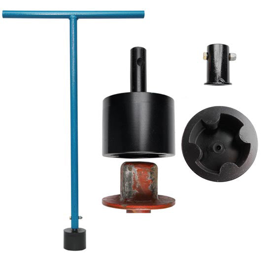 Rounded Nut Grabber Complete Assembly - With T-Handle and Rounded Nut Grabber