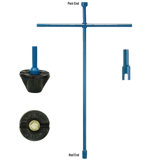 Rod X Pent SB Wrench with Extended Shaft w/Text