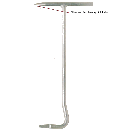 Aluminum Cover Hook w/ Labels