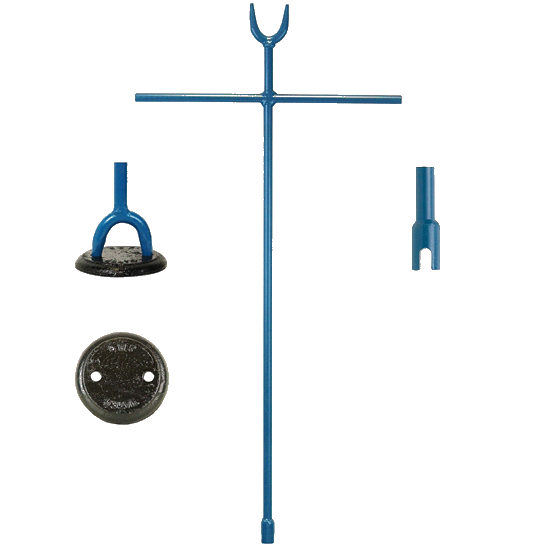 Rod x 2-Hole SB Wrench with Extended Shaft