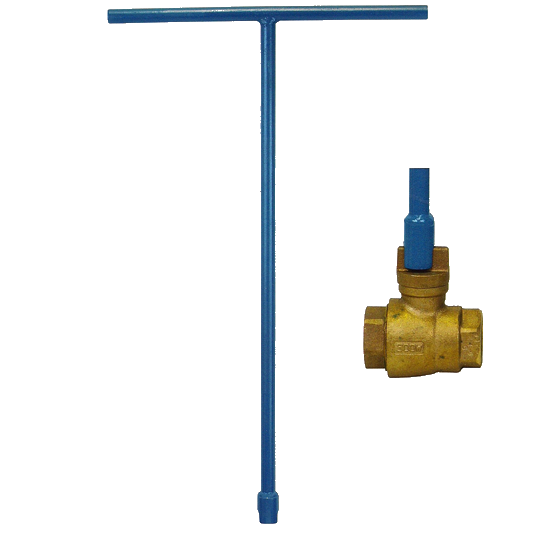 18" T Handle Service Box Wrenches Curb End