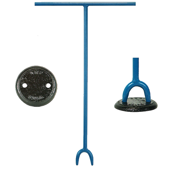 18" T-Handle Service Box Wrench 2-Hole End