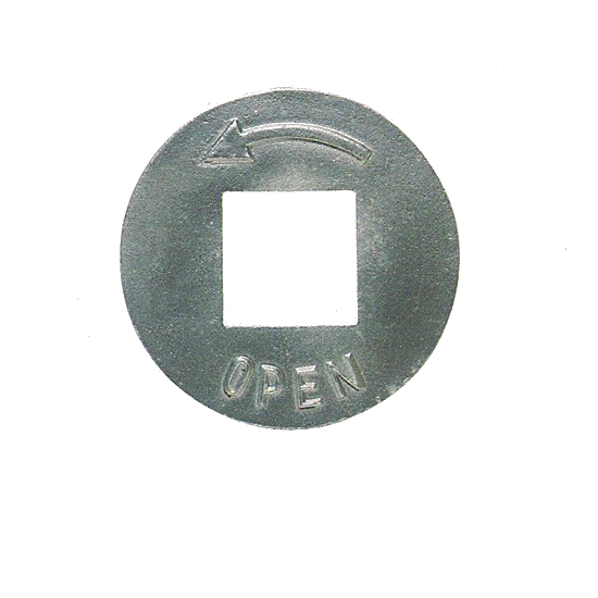 Opening Direction Plate