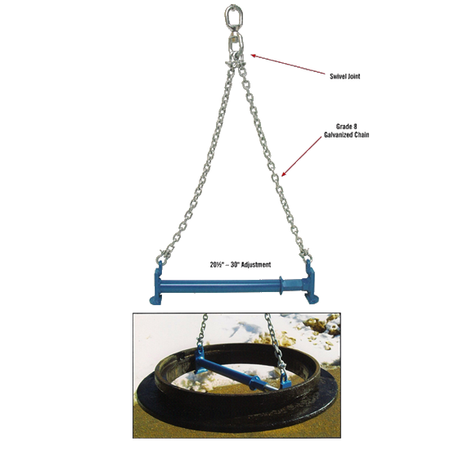 Manhole/Catch Basin Setter Sling w/Lables