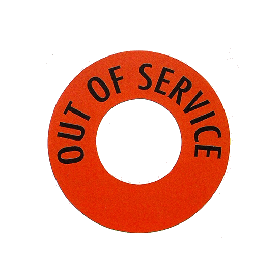Hydrant Out of Service Sign