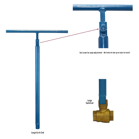 Telescopic Curb Wrench w/Text