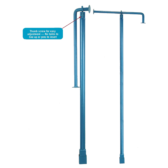 Folding Handle Telescopic Gate Wrench With Label