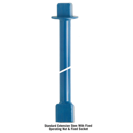 Gate Wrench Extension Stems with Labels