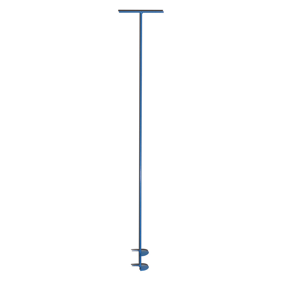 Half Inch Solid Steel Shaft & Handle Blue Screw